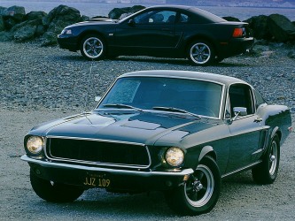 1968 Bullitt with 2001 Bullitt