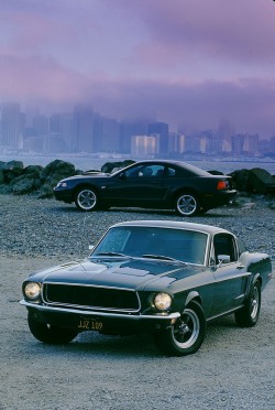 1968 Bullitt with 2001 Bullitt