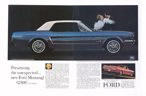 1964 Mustang Advertisement