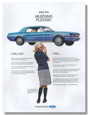 1967 Mustang Advertisement