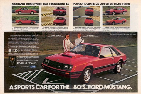 1980 Mustang Advertisement