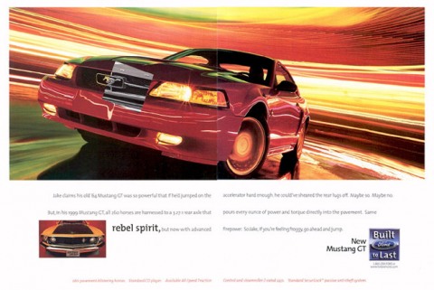 1999 Mustang Advertisement