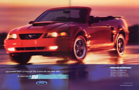 2001 Mustang Advertisement