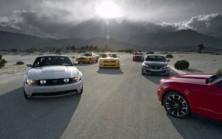 Magnificent Seven - Ponycar Group Photo