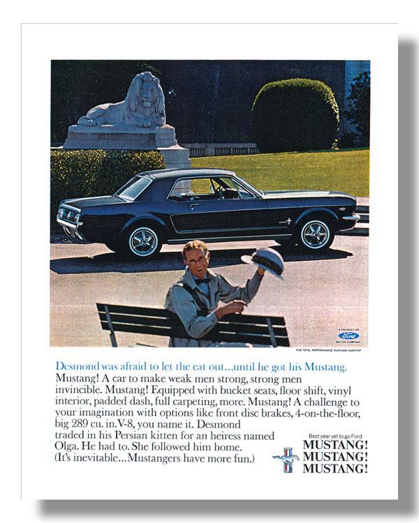 1965 Ford mustang advertisements #6