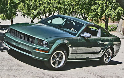 2008 Mustang Bullit artist rendering